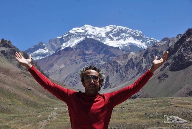 Reencontro com o imponente Aconcágua, a mais alta montanha do continente, na região de Mendoza, a oeste da Argentina